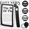 Rechargeable 4X Magnifying Glass with Light, gliship Large Full Page