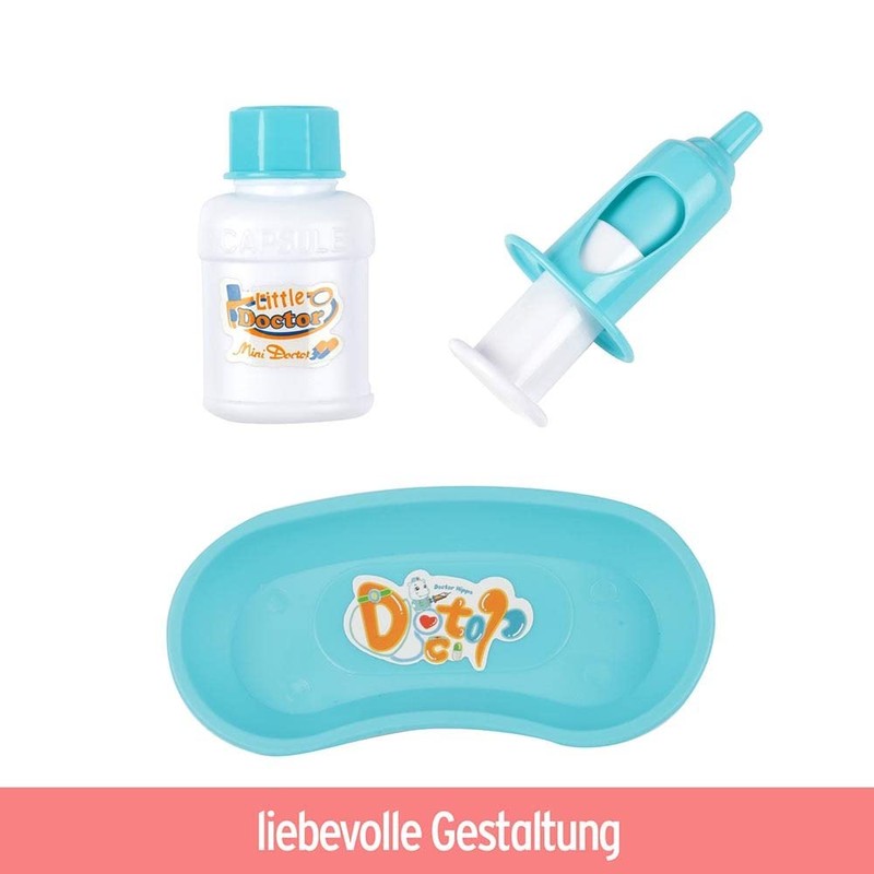 BEMIRO Dentist Toy for Children Suitcase Set - 10 Pieces