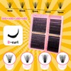 RITALASH DIY Eyelash Extension Kit, 800PCS Cluster Lash Book Set