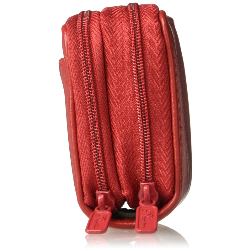 Buxton Pebble Wizard Wallet, Red