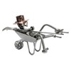 STEEMO Screw Man Gardener Garden Pensioner Gift Metal Decoration 19