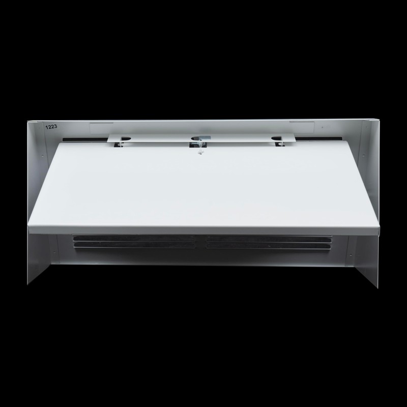 Fits 14x6 Duct Opening | Steel Triangular Baseboard Air Supply