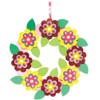 Baker Ross FC726 Flower Foam Rubber Wreath Craft Set -