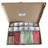 KT Tackle 50 individual sea fishing lures, muppets, 12cm skirts,