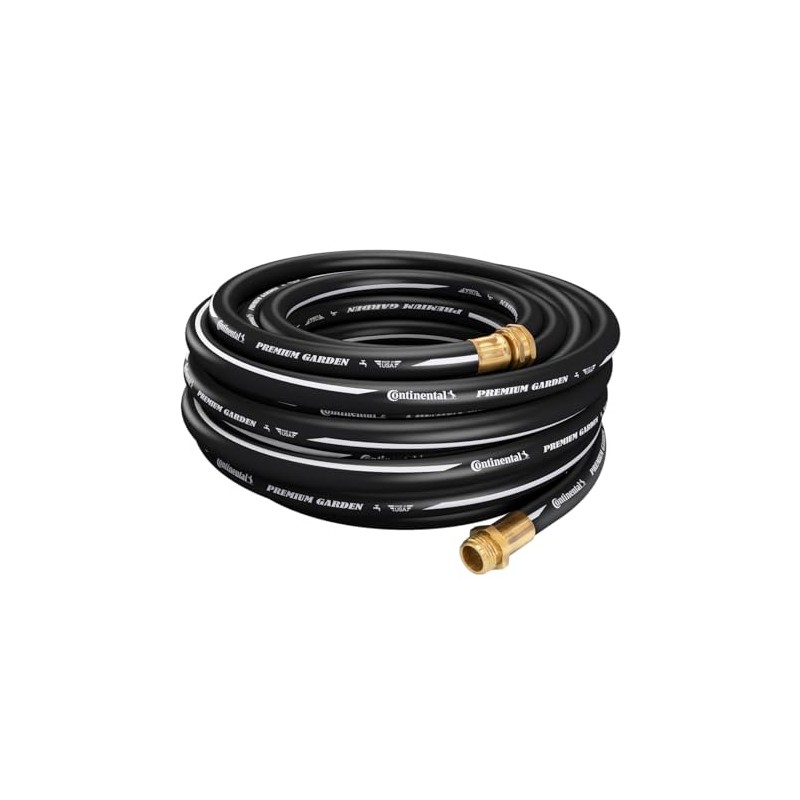 Continental Premium Garden, Black Heavy Duty Cold Water Garden Hose,