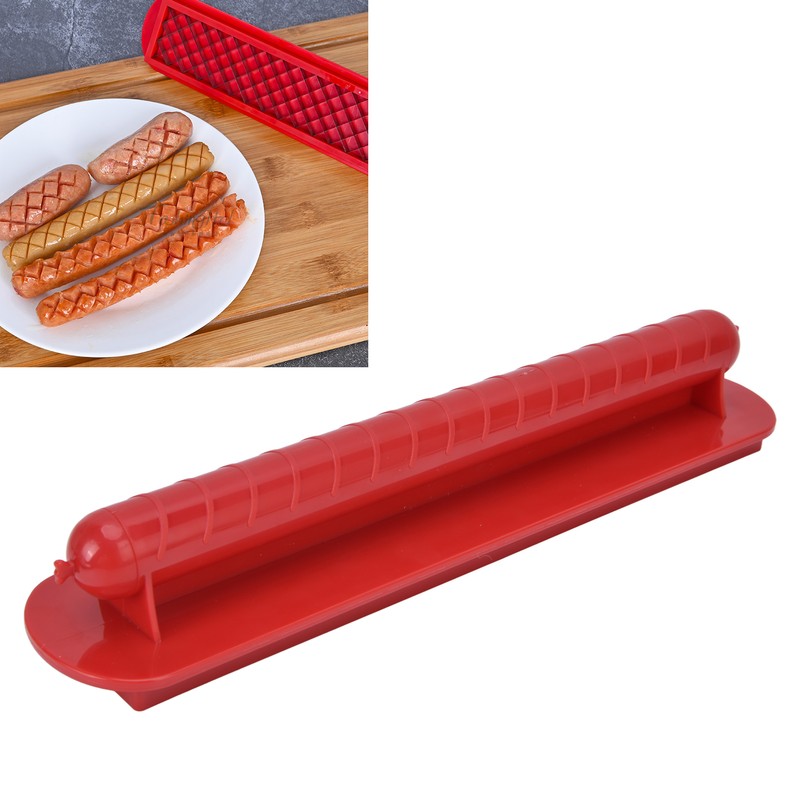 Hot Dog Cutter Ergonomic Efficient Hot Dog Slicing Tool with