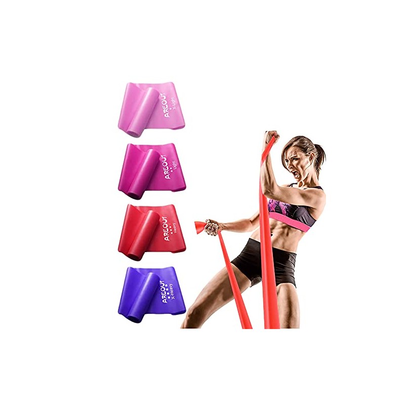 Resistance Bands Set, Exercise Band for Physiotherapy, Strength Training, Yoga,