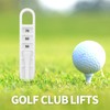2pcs Adjustable Golf Tee Height Tool, Easy to Use Tee