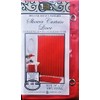 Better Home Deluxe Heavy Weight Shower Curtain Liner (Red)