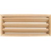 Miller Shingle Clear Cedar Foundation Vent with Louvers - 16