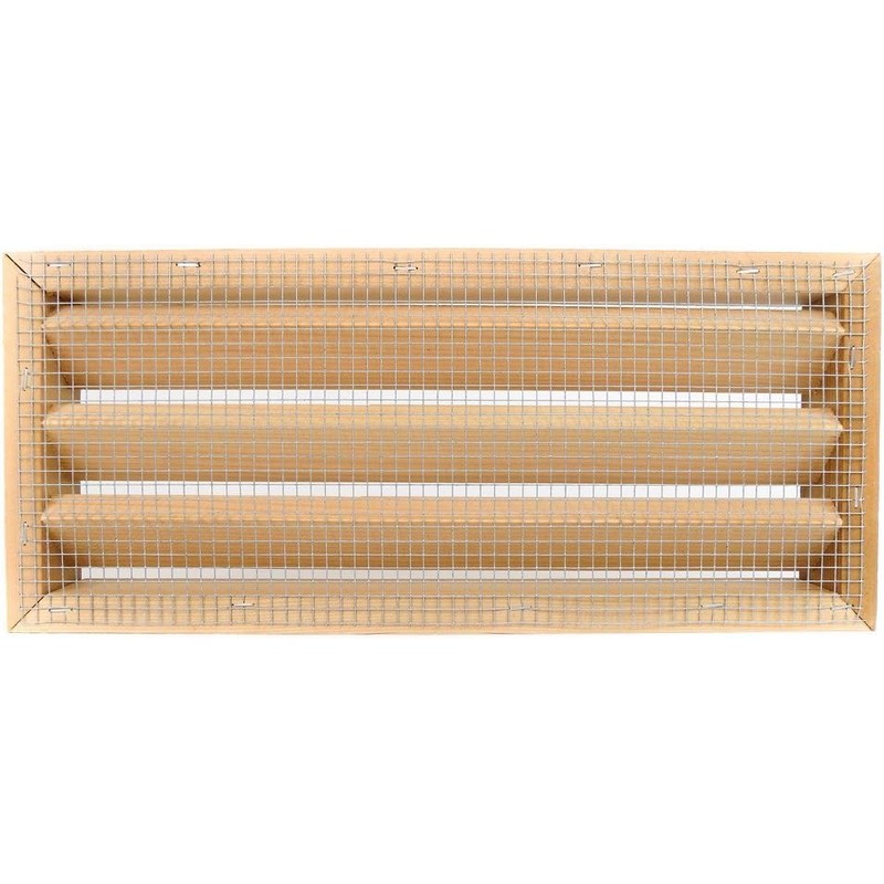 Miller Shingle Clear Cedar Foundation Vent with Louvers - 16