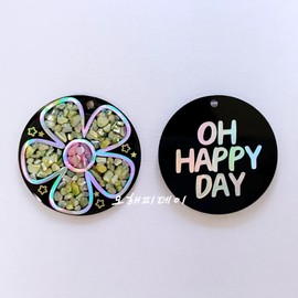 50 Pcs Blank Black Keychain Black Round Acrylic Blanks 2 Inch/50 mm Circles Ornament Blank Round Acrylic with Hole for Day DIY Keychain Ornaments Tags