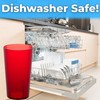Restaurant Grade, BPA-Free 12oz Red Plastic Cups 24pk. Super Durable,