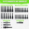 SUNHZMCKP 39Pcs Magnetic Nut Driver Set for Impact Drill, Metric