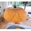 BOURGH GROSSETO Bamboo Lamp, Hanging Lamp with Lampshade, Bamboo, 36