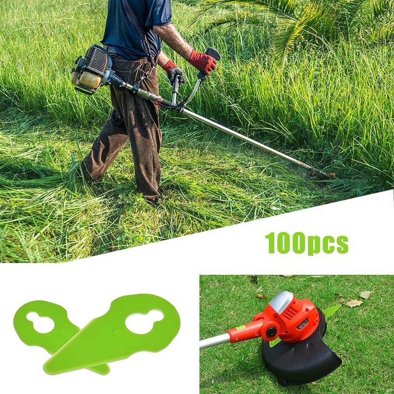 Poweka 100pcs Strimmer Blades Compatible with Gtech ST01 ST02 ST04
