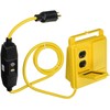 Southwire 2846 Shock Shield GFCI Outlet Box, Safety Yellow