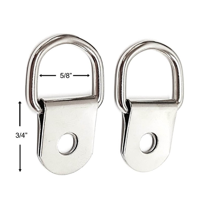 4 Pack Heavy Duty Saddle Repair 3/4" Clip & Dee