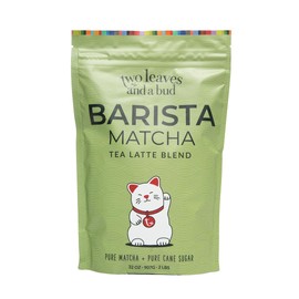 Two Leaves and a Bud Barista Matcha Sweetened Latte Blend (60 Servings), Japanese Matcha Latte Powder, Matcha Green Tea Powder, 1 Resealable Bag, 2 lbs (907g)