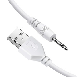 Vebaisa Fast Charging Cable USB A to DC 2.5mm Replacement Charger Cord Adapter for Lamps, Facial Cleanser-(14mm)