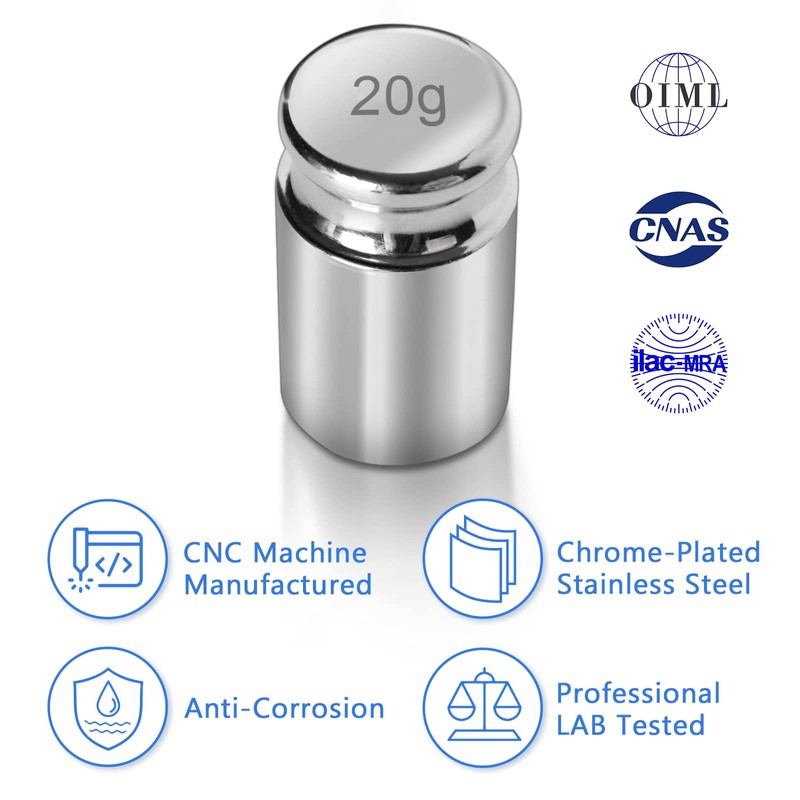 Fuzion Calibration Weights 60g Total, M1 Class 1g 2g 5g