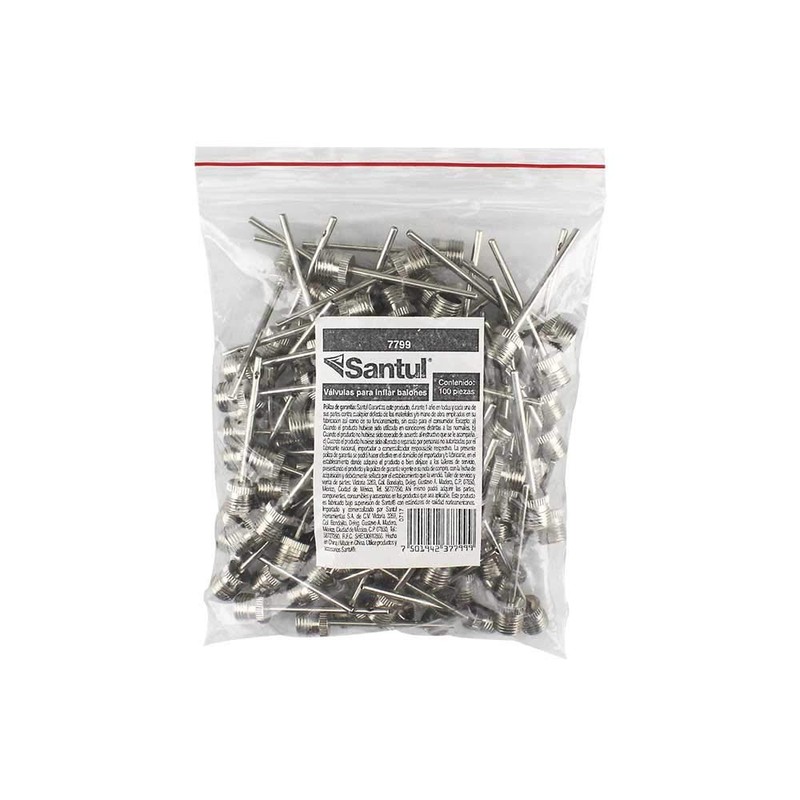Santul 7799 Bolsa de 100 Válvulas para Inflar Balones