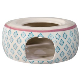 Bloomingville Patrizia Retro Tea Warmer Vintage Pot Warmer Diameter 14.5 cm Blue Ceramic