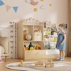 MAHANCRIS 39.4" Kids Bookshelf and Toy Storage, 7 Layer Kids