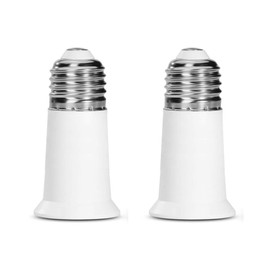 SumVibe E26 Socket Extender, E26 to E26 Lamp Socket, 5CM/1.97 Inch Socket Extension Adapter, 2-Pack