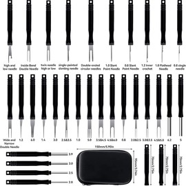 Ylinwtech 30 Piece Terminal Removal Tool Set with Waterproof Tool Bag, Car Cable Plug Removal Tool, Pin Removal Tool Kit, for Most Connector Terminals