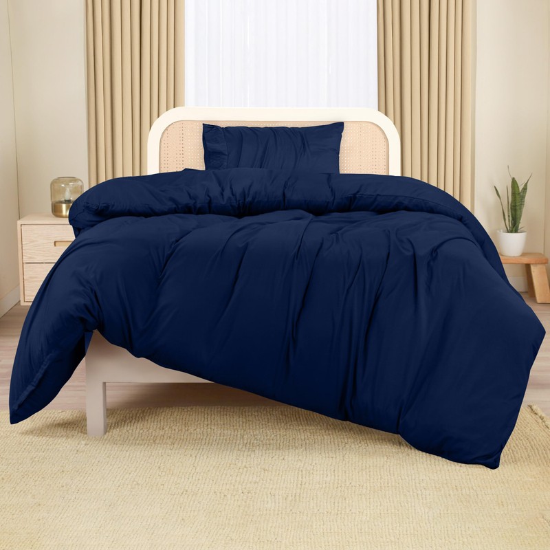 Utopia Bedding Single Duvet Cover Set - Soft Microfibre Polyester