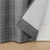 Sun Zero Crestwood Woven Plaid Thermal Total Blackout Back Tab