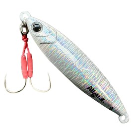 Allgu Tungsten Jig, No. 2.8 oz (80 g), CAIMRA Silver, Vertical Light Jigging, TG SLJ, Metal Jig, Baitlake Multi-Layer Coat