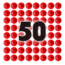 Dink Buddy Fairfield 26 PB Ball (PE, 26-Hole, Red, Qty 50)