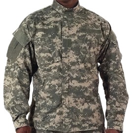 Rothco  ACU DIGITAL CAMO ARMY MENS COMBAT UNIFORM SHIRT JACKET ROTHCO 5765 SIZE S TO 3X - XLARGE