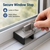 Sliding Window Safety Lock for Childproofing – No-Drill Adjustable Stopper