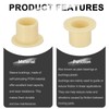 sourcing map 6Pcs Flanged Sleeve Bearing, Plastic Bushing ID 8mm