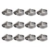 30Pcs Hose Clamps German Style Adjustable 304 Stainless Steel Fuel
