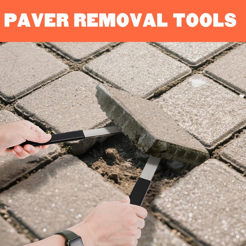 Lawei 2 Pack Paver Puller, Heavy Duty Paver Removal Tool