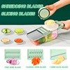 6 in 1 Mandoline Slicer, Hand Guard Vegetable Chopper Cutter