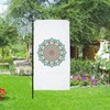 NUOBESTY Simple White Flags Polyester Polyester Solid White Flag DIY