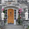 Darkaway Large Outdoor Post Lights Lamp Post Light Fixture, 17inch