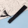 Abanico plegable de bambú para danza, abanico de mano estilo