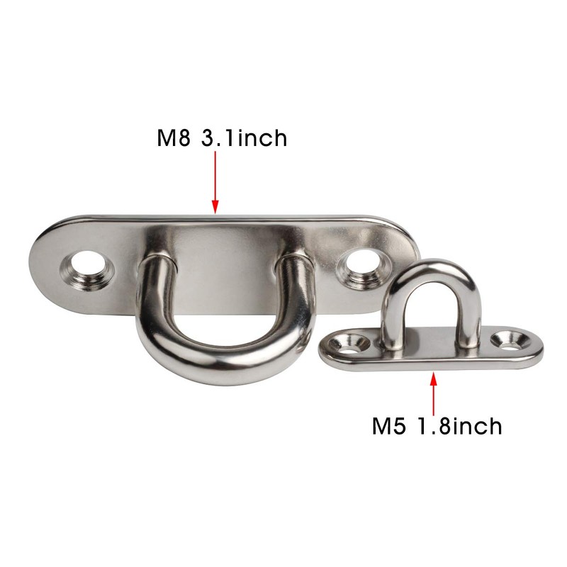10-Pack 304 Stainless Steel Ceiling Hook Ring Hooks 1. 8