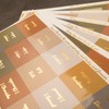 Lumintutu Laminated Bible Tabs, Gold Foil Boho ESV Bible Study