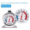 PECULA 2 Pack Refrigerator Thermometer, -30~30°C/-20~8
