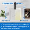 14 Inch Small Square White Undermount Bathroom Sink 13.75" x