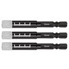 NACX 10mm Dry Diamond Drill Bits, 1/4 Hex Shank Brazed