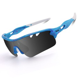 Sports Polarized Sunglasses for Men and Women, UV 400 Protection Sunglasses for Baseball Cycling, Skiing, Driving