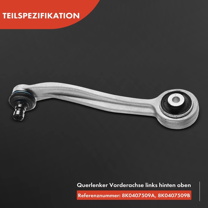 Frankberg Suspension Arm Front Left Rear Upper Compatible with A4